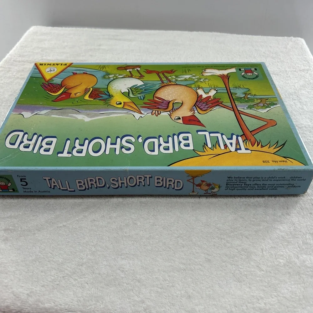 Discovery Toys Tall Bird, Short Bird 1988 Piatnik Vintage Board Game In Austria